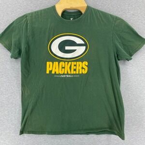 Green Bay Packers Football Fanatics Tailgate T Shirt XL Men Logo NFL Unisex